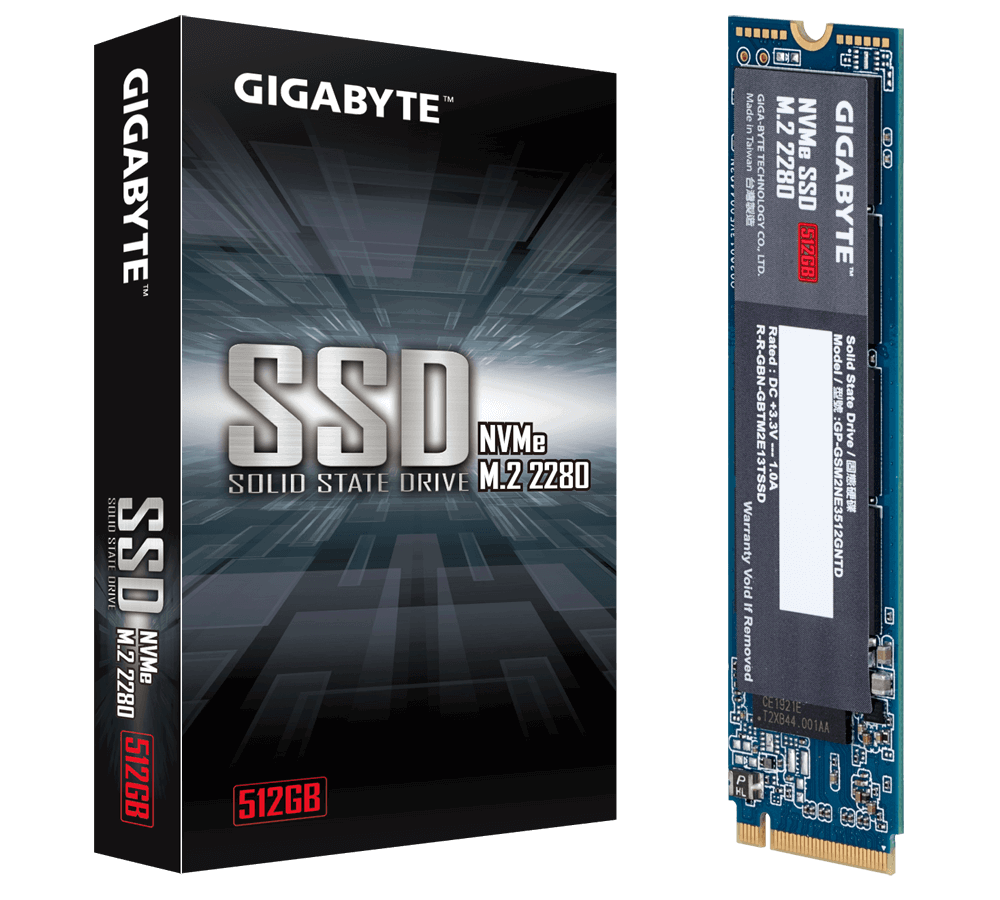 כונן 512GB SSD NVME Gigabyte GP-GSM2NE3512GNTD M.2
