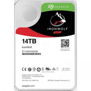 דיסק קשיח פנימי SEAGATE IronWolf 14TB 7200RPM 256MB