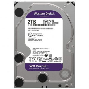 דיסק קשיח פנימי WD Purple 2TB 5400RPM 64MB