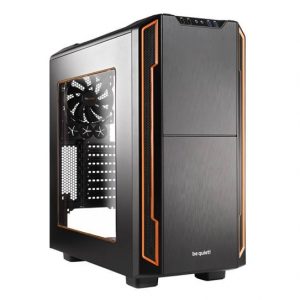 מארז be quiet! SILENT BASE 600 Window Orange Mid Tower צבע שחור וכתום