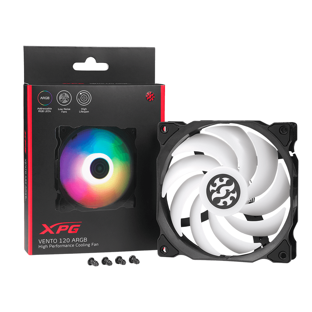 מאוורר למארז XPG VENTO RGB 120MM