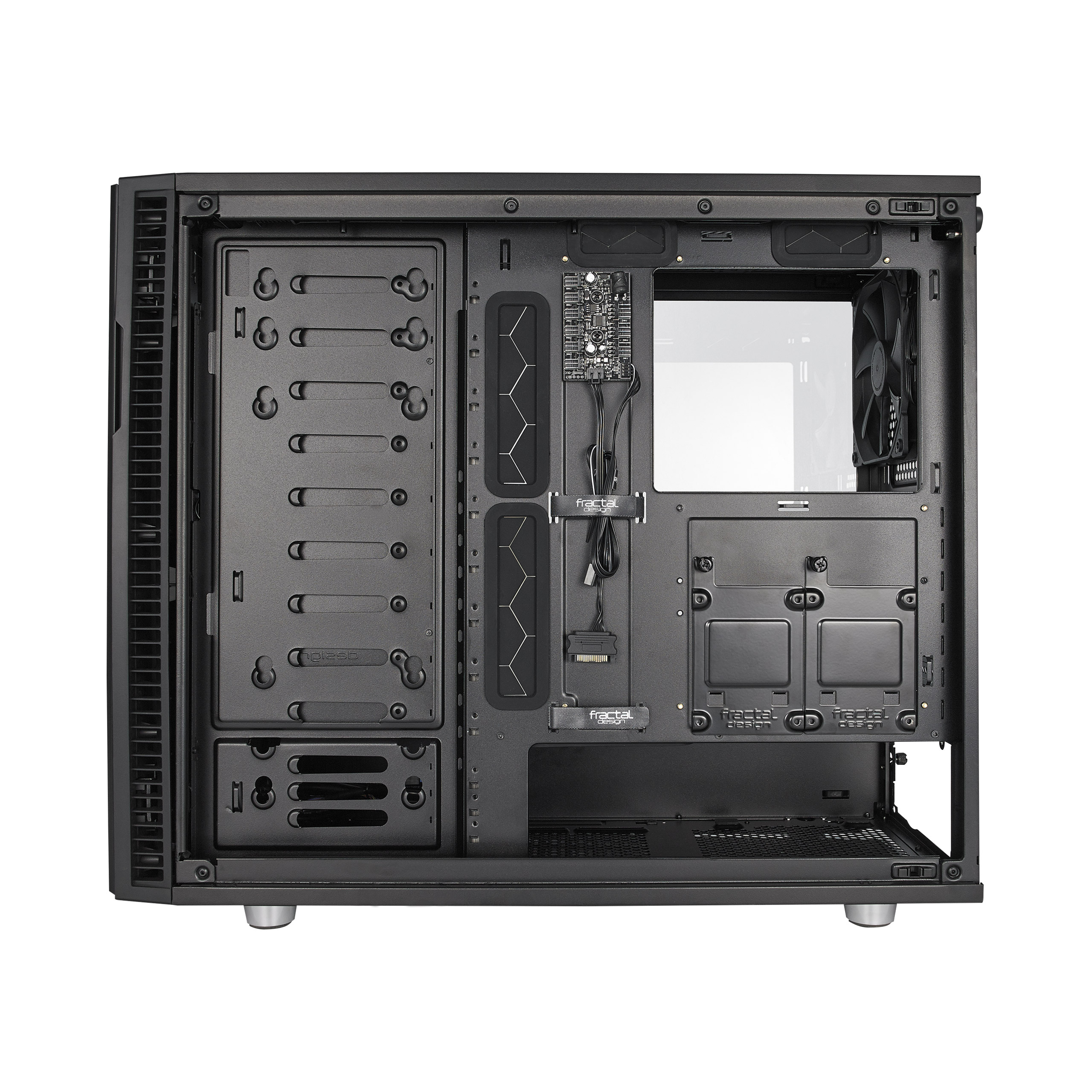 מארז Fractal Design Define R6 Black TG Mid Tower צבע שחור – תמונה 3