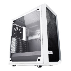 מארז Fractal Design Meshify C White TG Mid Tower צבע לבן
