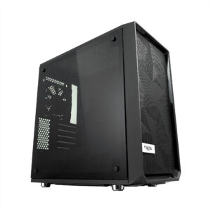 מארז Fractal Design Meshify Mini C Blackout Dark TG Micro-ATX צבע שחור קל
