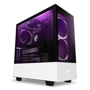 מארז H510 Elite Matte White compact ATX Mid-Tower צבע לבן