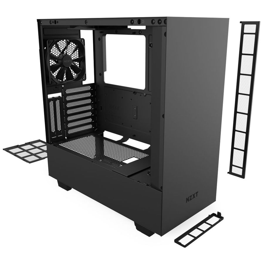 מארז NZXT H510i Matte Black Compact ATX Mid -Tower צבע שחור – תמונה 3