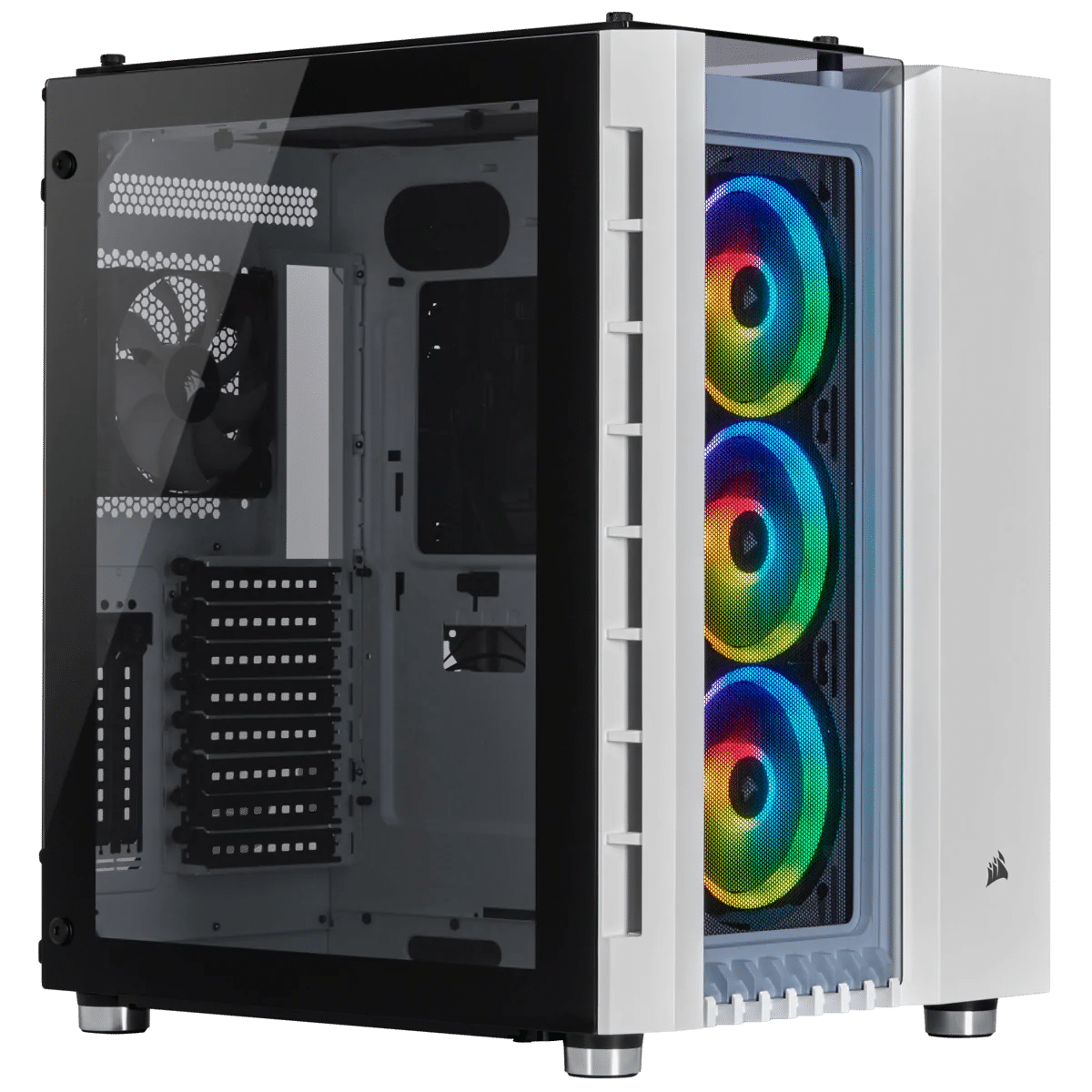 מארז Corsair 680X WHITE Mid Tower צבע לבן