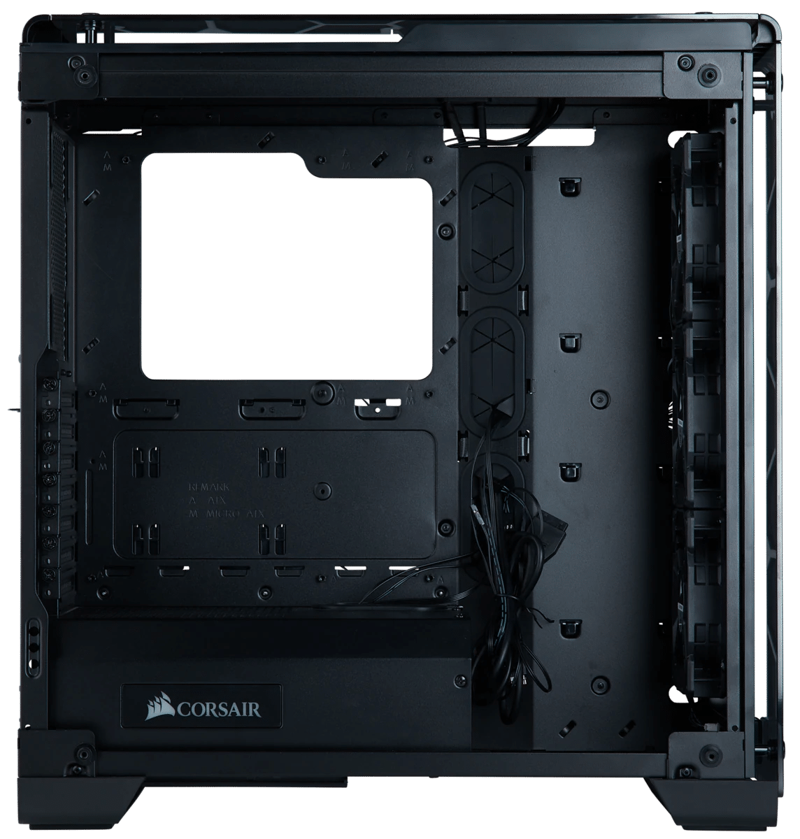 מארז Corsair CRYSTAL 570X RGB MIRROR Mid Tower צבע שחור – תמונה 2
