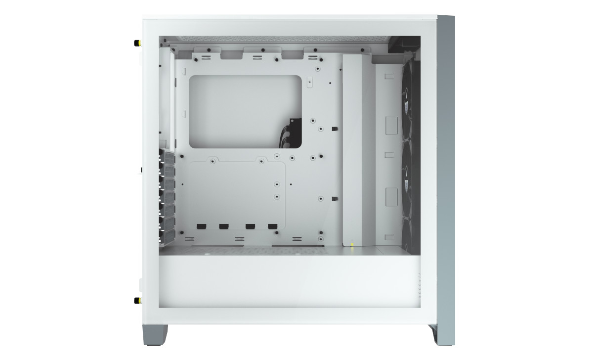 מארז CORSAIR ICUE 4000D AIRFLOW TG WHITE Mid Tower צבע לבן – תמונה 2