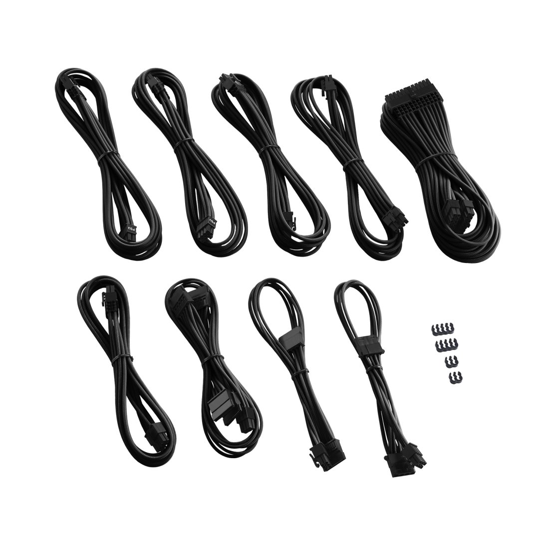 סט כבלים לספק כוח CableMod RT-Series PRO ModMesh Black – תמונה 2
