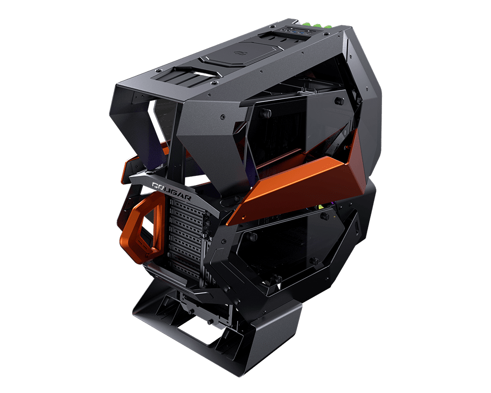 מארז Cougar Conquer-2 Full Tower צבע שחור – תמונה 3