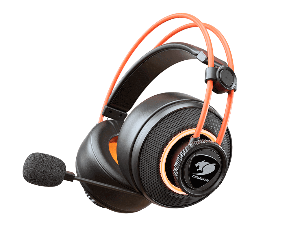 אוזניות גיימינג COUGAR IMMERSA PRO TI RGB BLACK