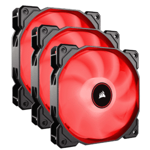 מאוורר למארז Corsair AF120 LED RED 3 Pack