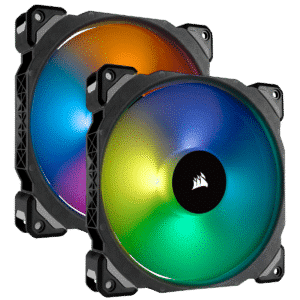 מאוורר למארז Corsair ML140 PRO RGB 2 Pack
