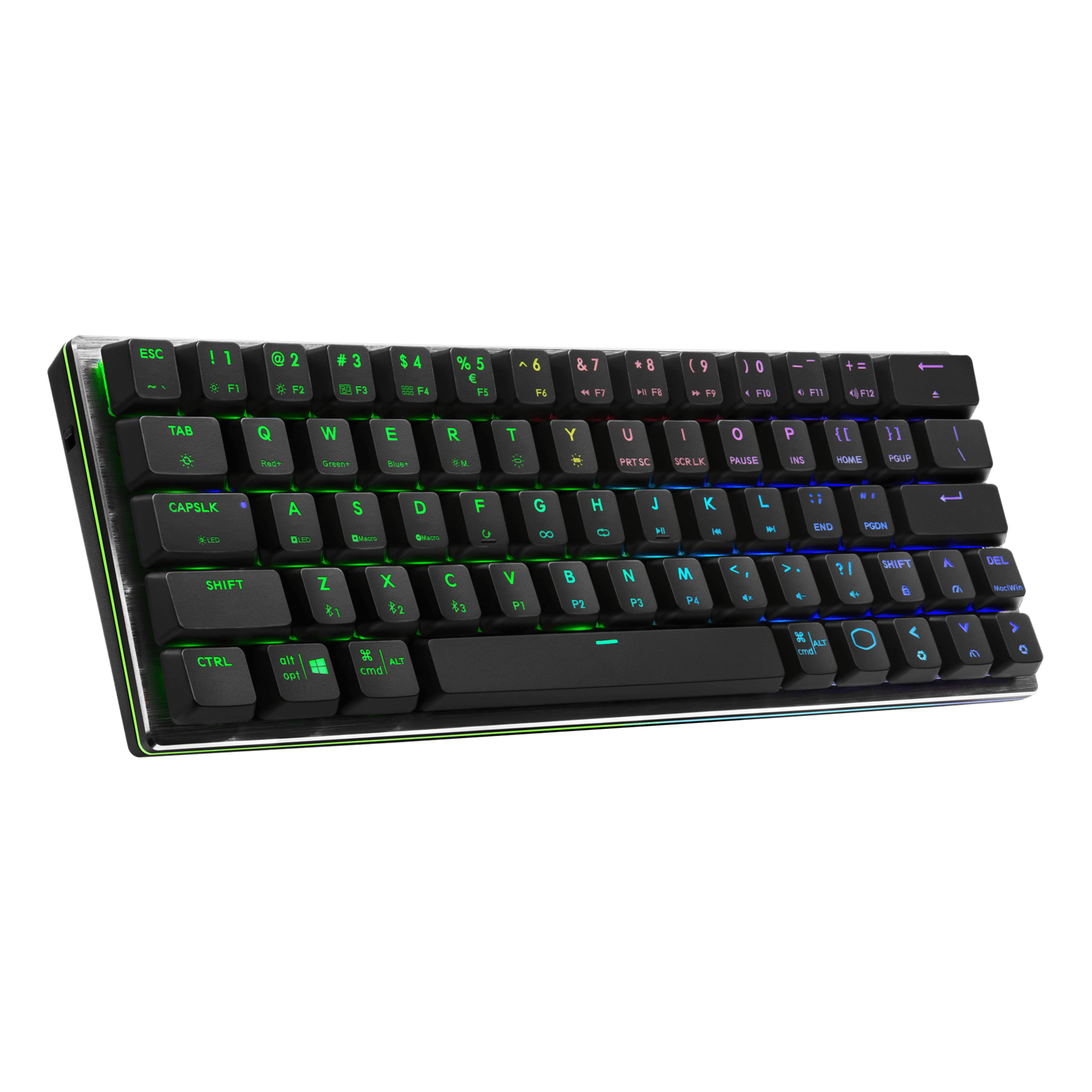 מקלדת גיימינג COOLERMASTER SK622 BLUETOOTH BLACK KEYBOARD - SWITCH BLUE