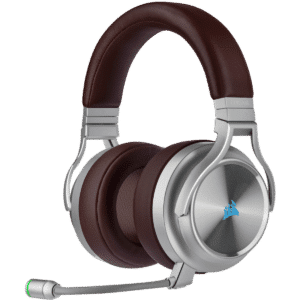 אוזניות Corsair VIRTUOSO RGB WIRELESS SE HIGH-FIDELITY ESPRESSO בצבע חום כסף