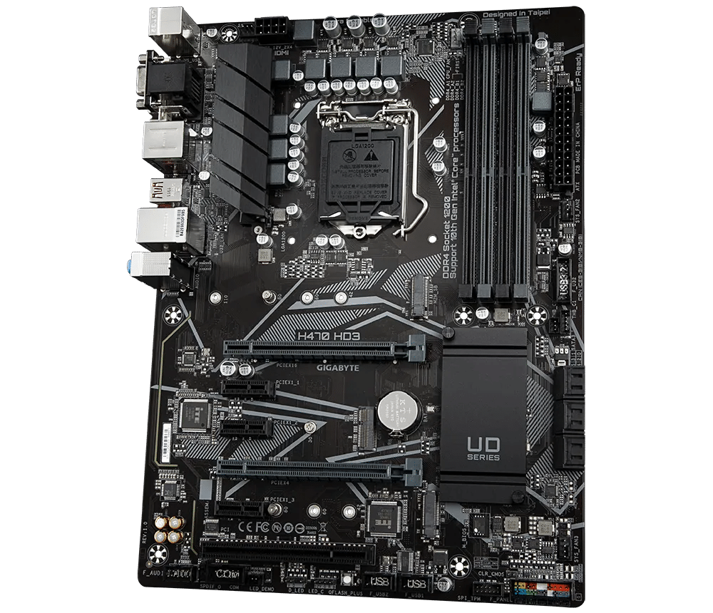 לוח אם Gigabyte H470 HD3 ATX – תמונה 2