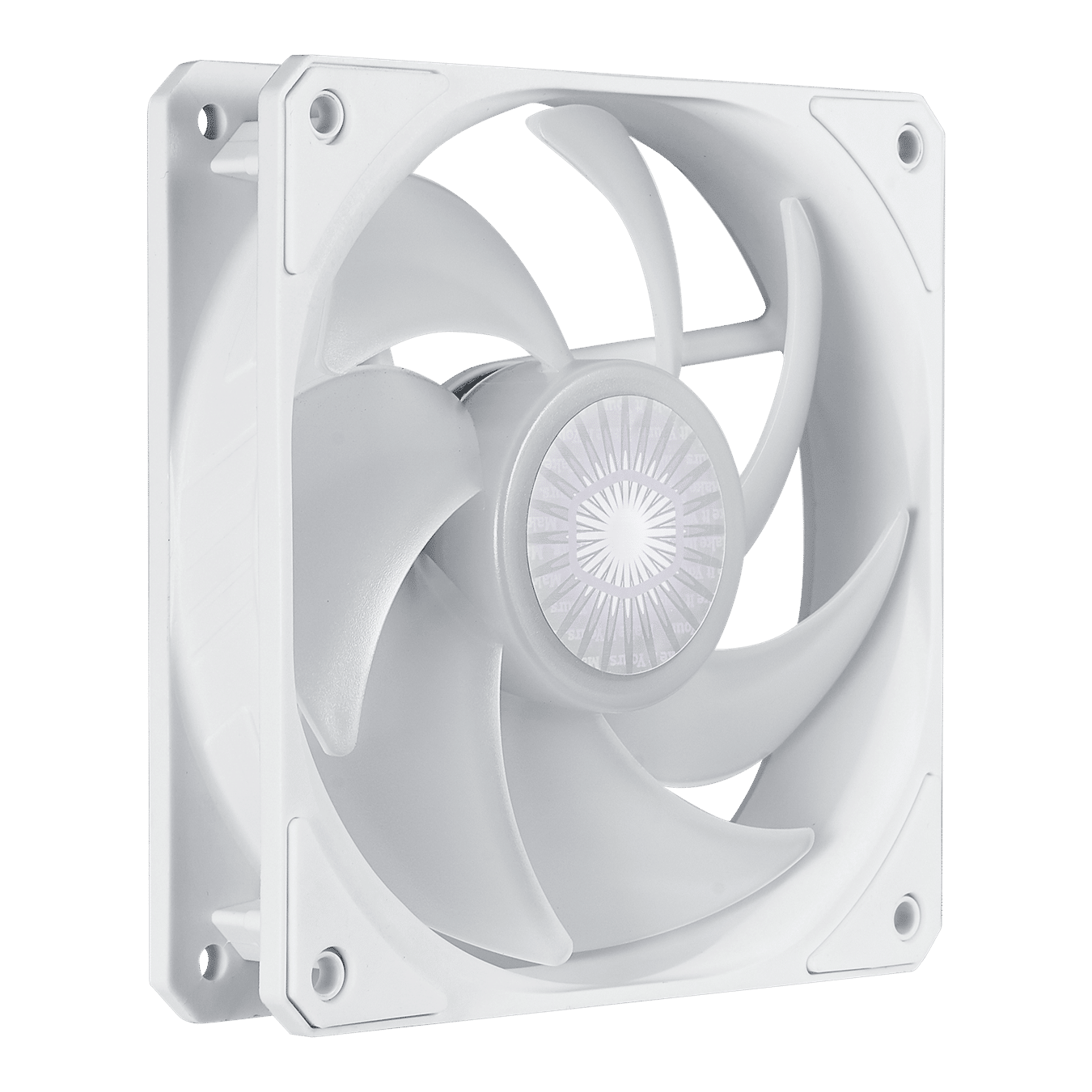מארז מאווררים למארז Cooler Master SICKLEFLOW 120 WHITE ARGB 3 FAN – תמונה 2