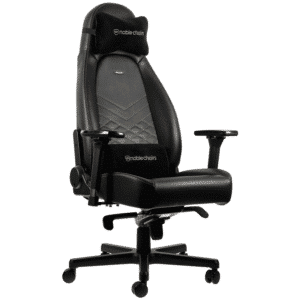 כיסא גיימינג Noblechairs ICON Gaming Chair Black/Gold צבע שחור זהב