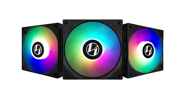 סט מאווררים למארז LIAN-LI ST120-3 120MM Black - 3 pack