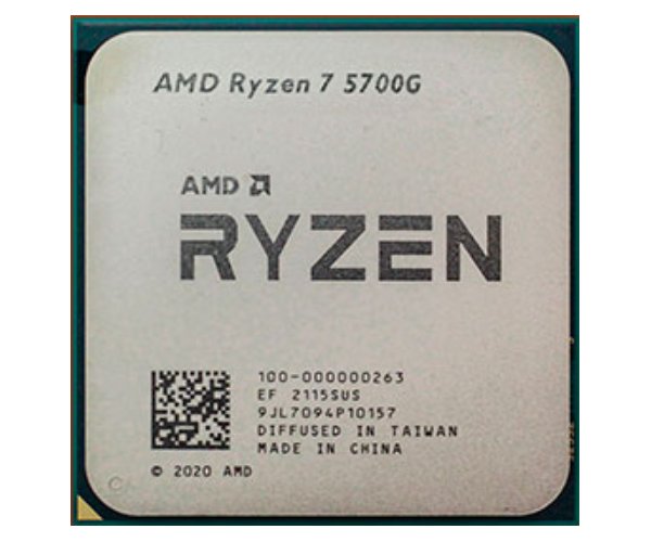 מעבד AMD Ryzen R7 5700G 8-Cores 16-Threads 3.8GHz Turbo 4.6GHz TRAY