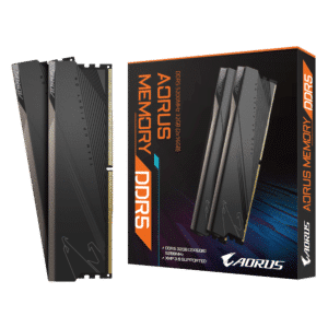 זיכרון Gigabyte 32GB KIT (2x16GB) DDR5 5200MHz AORUS RGB C40