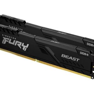 זיכרון Kingston 16GB KIT (2x8GB) DDR4 3200MHz FURY Beast Black C16