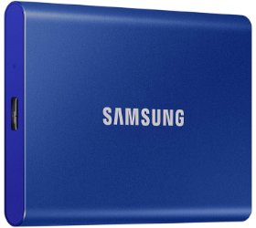 כונן SSD חיצוני 3.2 Samsung 1TB T7 USB-C Blue