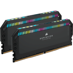 זיכרון CORSAIR 32GB (2x16GB) DDR5 5600MHz DOMINATOR PLATINUM RGB C36