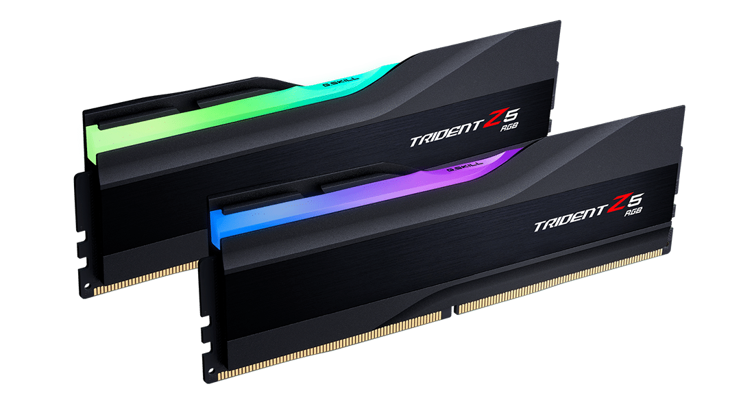זיכרון G.SKILL 32GB KIT (2x16GB) DDR5 6000MHz Trident Z5 RGB Black C40