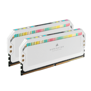 זיכרון CORSAIR 32GB (2x16GB) DDR5 5600MHz DOMINATOR PLATINUM RGB C36W