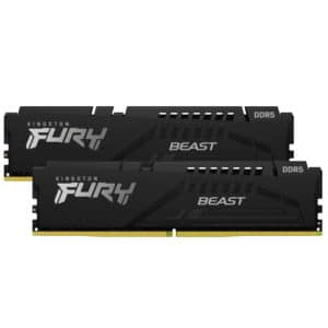זיכרון Kingston 64GB (2x32GB) DDR5 4800MHz FURY Beast Black C38