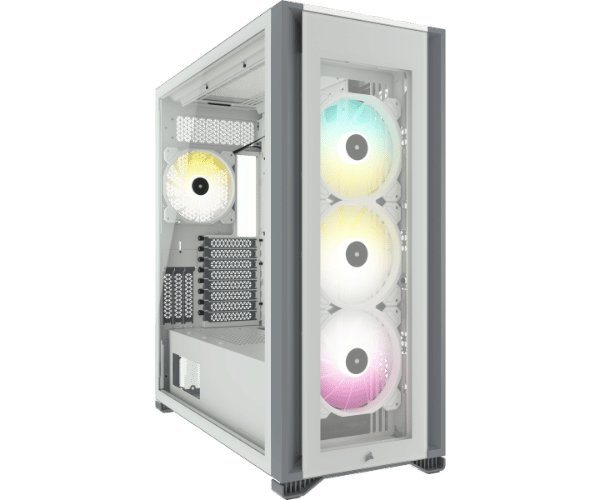 מארז CORSAIR 7000X iCUE RGB TG WHITE Full Tower צבע לבן