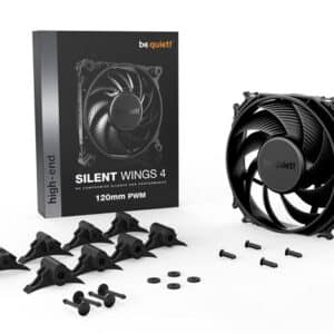 מאוורר למארז be quiet! SILENT WINGS 4 120MM PWM 1600RMP