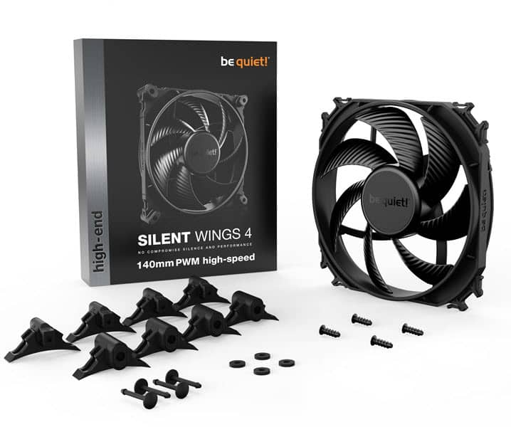 מאוורר למארז be quiet! SILENT WINGS 4 140MM PWM high-speed 1900RMP