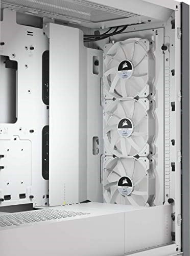 מארז CORSAIR ICUE 5000X RGB TG WHITE Mid Tower צבע לבן – תמונה 3