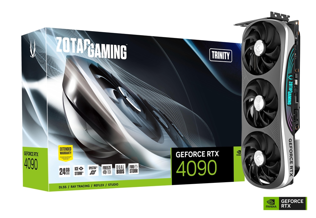 כרטיס מסך לגיימינג ZOTAC GAMING GeForce RTX 4090 Trinity 24GB