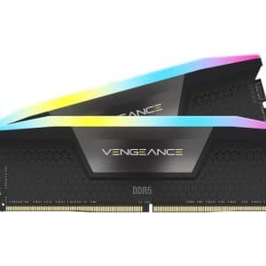 זיכרון CORSAIR 32GB (2x16GB) DDR5 6000MHz Vengeance RGB Black C30