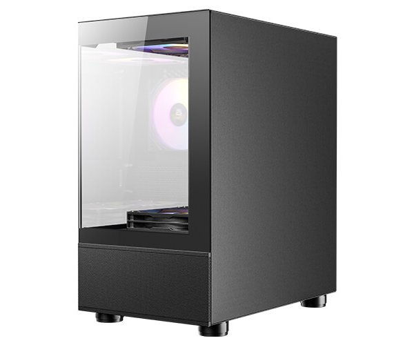 מארז ANTEC CX200M RGB Elite BLACK Mini Tower צבע שחור – תמונה 2