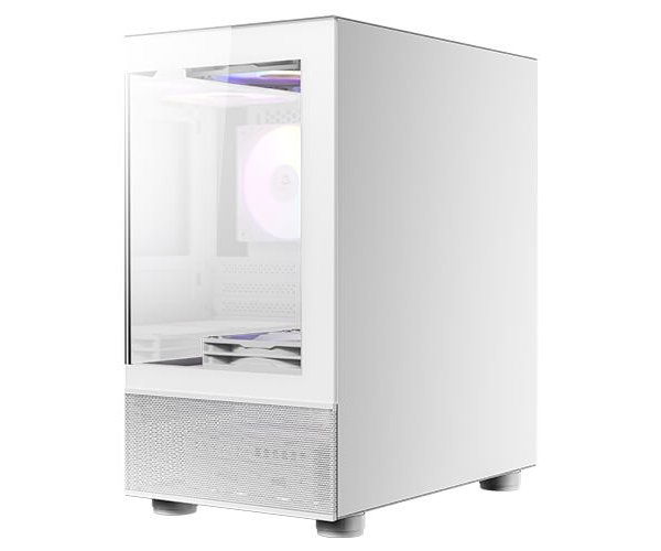 מארז ANTEC CX200M RGB Elite White Mini Tower צבע לבן – תמונה 2