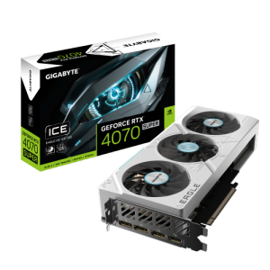כרטיס מסך לגיימינג GIGABYTE GeForce RTX 4070 SUPER EAGLE OC ICE 12GB