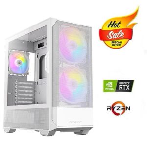 מחשב גיימינג AMD חזק עד 10,000 ₪ בצבע לבן