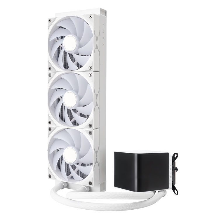 קירור נוזלי למעבד TRYX Panorama 360 ARGB White 360MM – תמונה 2